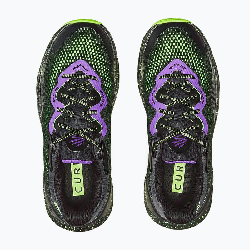 Under Armour Curry Splash 24, scarpe da basket viola/lavanda/verde scuro 5