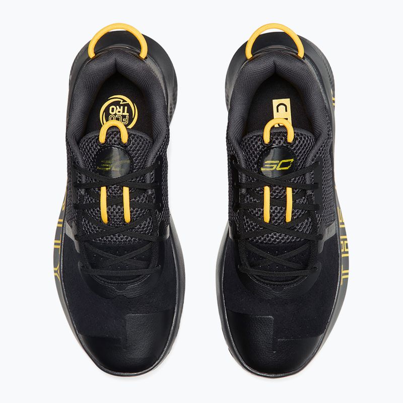Scarpe Under Armour Curry 6 Flotro TC black/yellow 4
