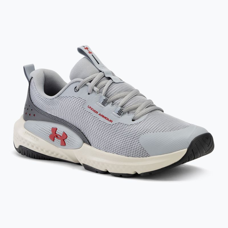 Under Armour Dynamic Select mod grigio/castlerock/inferno rosso scarpe da ginnastica da uomo