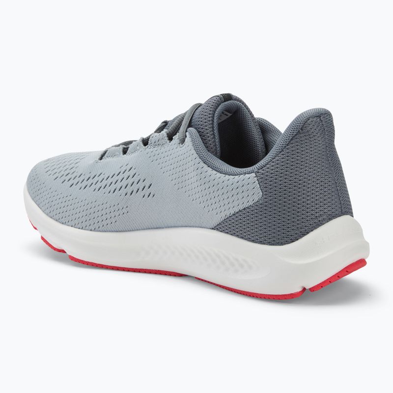 Under Armour Charged Pursuit 3 Big Logo mod grigio/titanio grigio/nero scarpe da corsa uomo 3