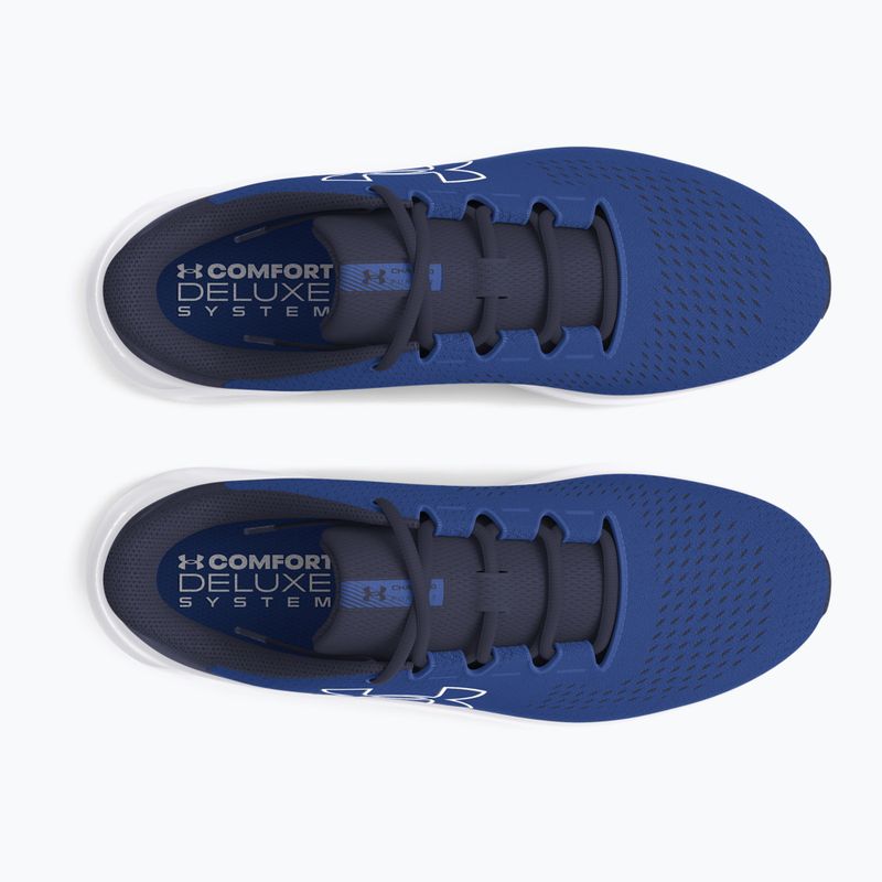 Scarpe da corsa Under Armour Charged Pursuit 3 Big Logo Uomo blu tech/marino notte/bianco 11