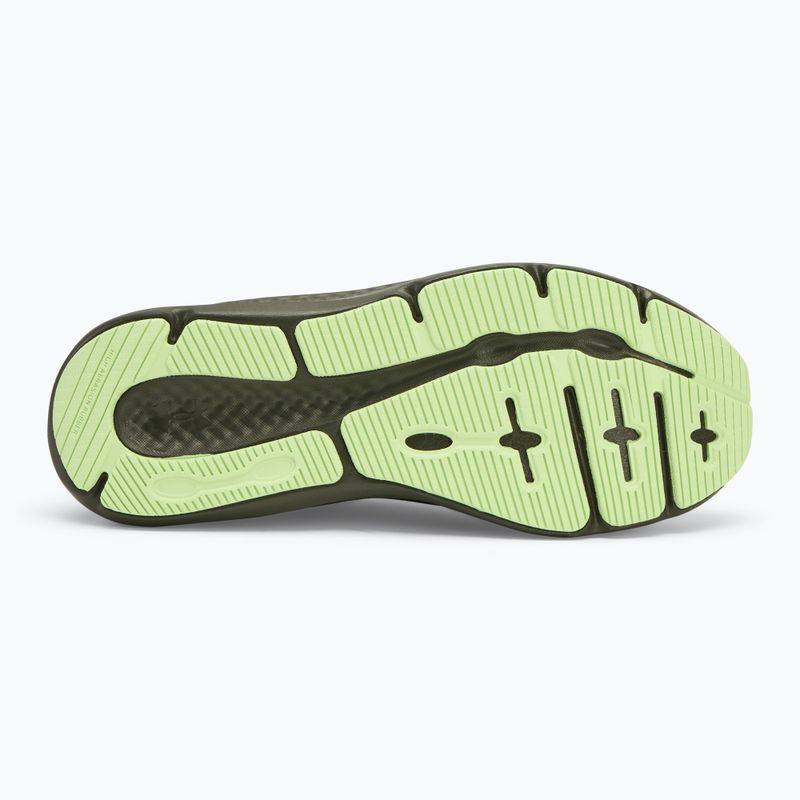 Scarpe da corsa Under Armour Charged Pursuit 3 Big Logo da uomo di colore verde/barocco 4