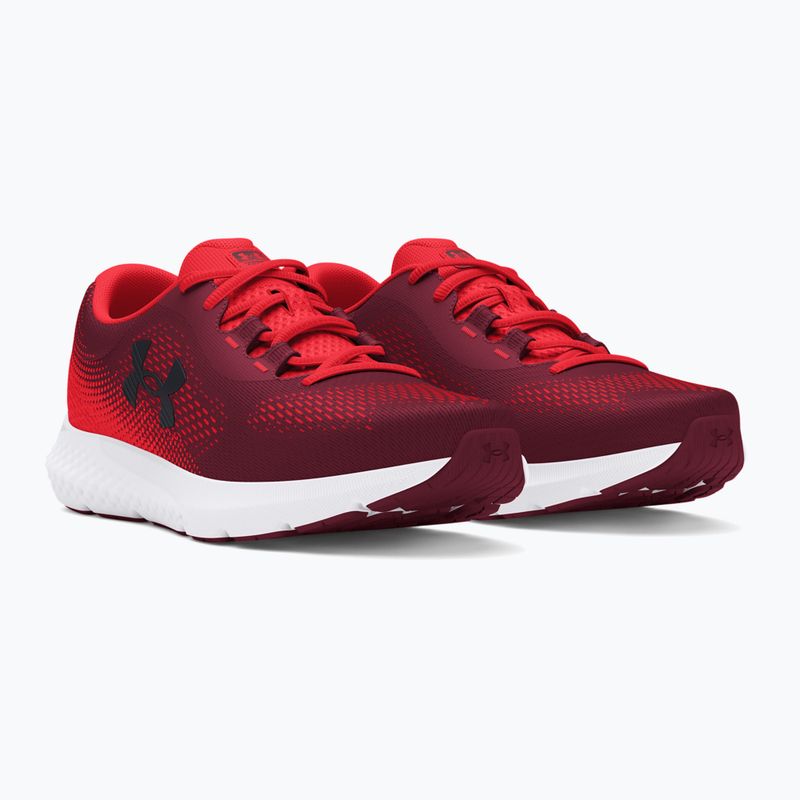 Under Armour Charged Rogue 4 scarpe da corsa uomo cardinale/rosso racer/nero