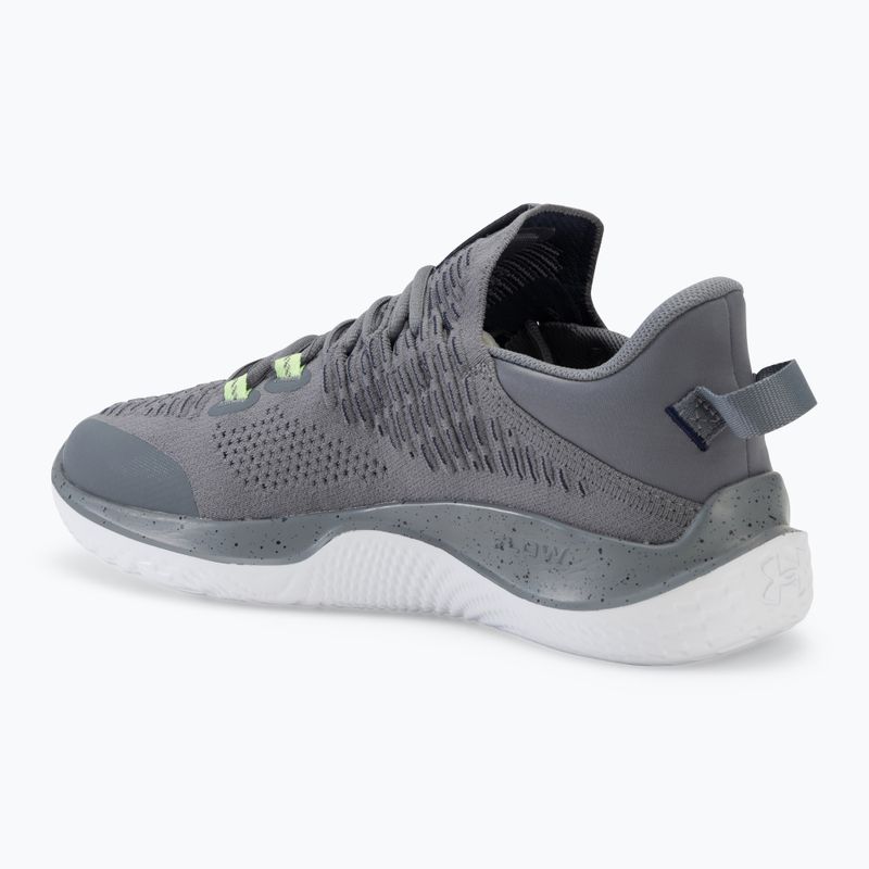 Under Armour Dynamic IntelliKnit scarpe da allenamento da uomo grigio titano/verde moro/marino medio 3