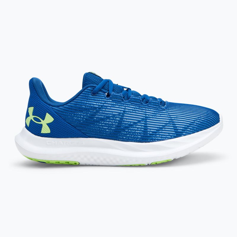 Under Armour Charged Speed Swift scarpe da corsa blu/tecnologia/verde uomo 2