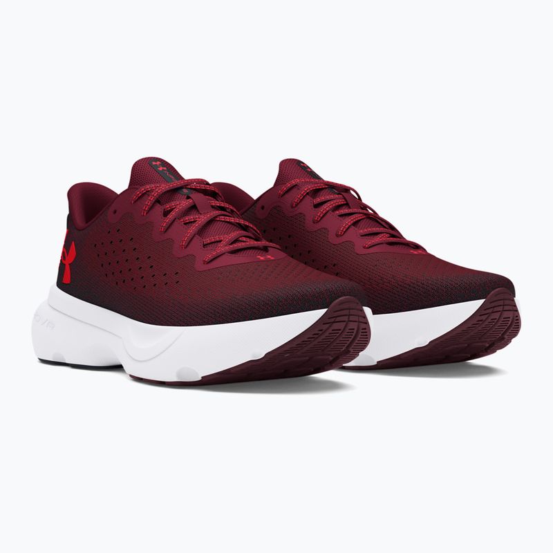 Under Armour Infinite scarpe da corsa da uomo cardinale/nero/rosso racer