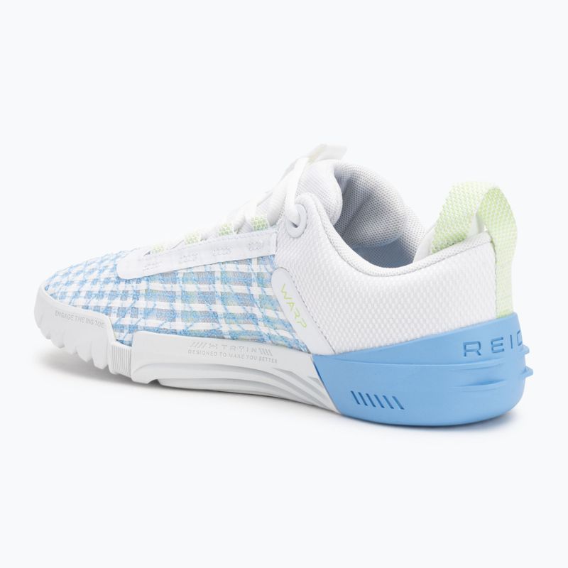 Under Armour scarpe da allenamento da donna TriBase Reign 6 bianco/blu orizzonte/verde ortopedia 3