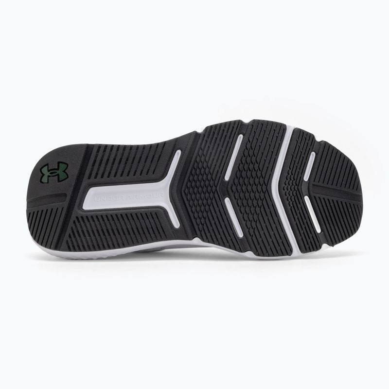 Scarpe da allenamento da uomo Under Armour Commit 4 bianco/grigio medio/verde foresta 4