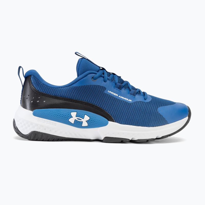 Under Armour Dynamic Select scarpe da ginnastica da uomo blu/nero/bianco 2