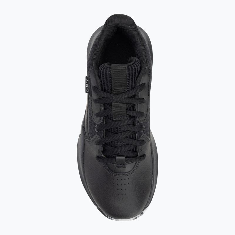 Under Armour GS Lockdown 7 scarpe da basket per bambini nero/nero/argento metallico 5