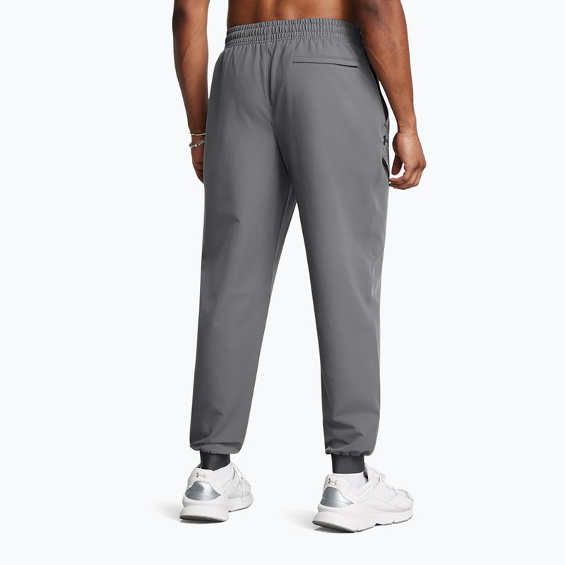 Pantaloni da allenamento da uomo Under Armour Unstoppable Joggers castlerock/black 3