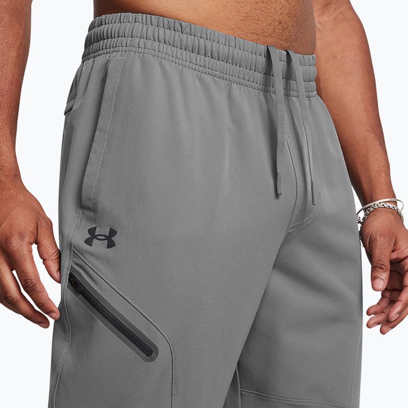 Pantaloni da allenamento da uomo Under Armour Unstoppable Joggers castlerock/black 4