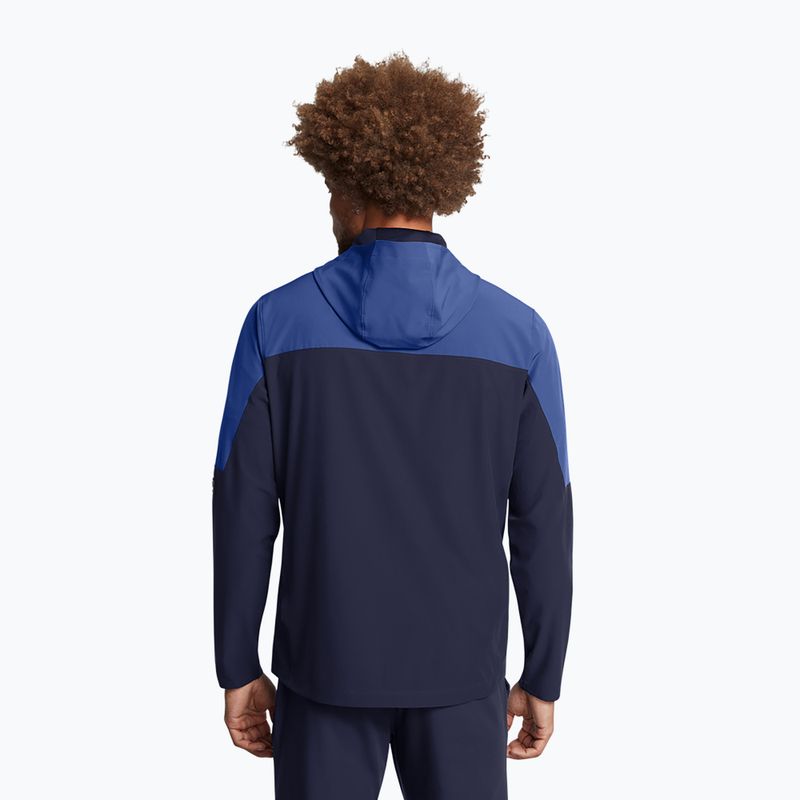 Giacca da allenamento Under Armour Vanish Woven Utility da uomo blu notte/tecnica/riflettente 2