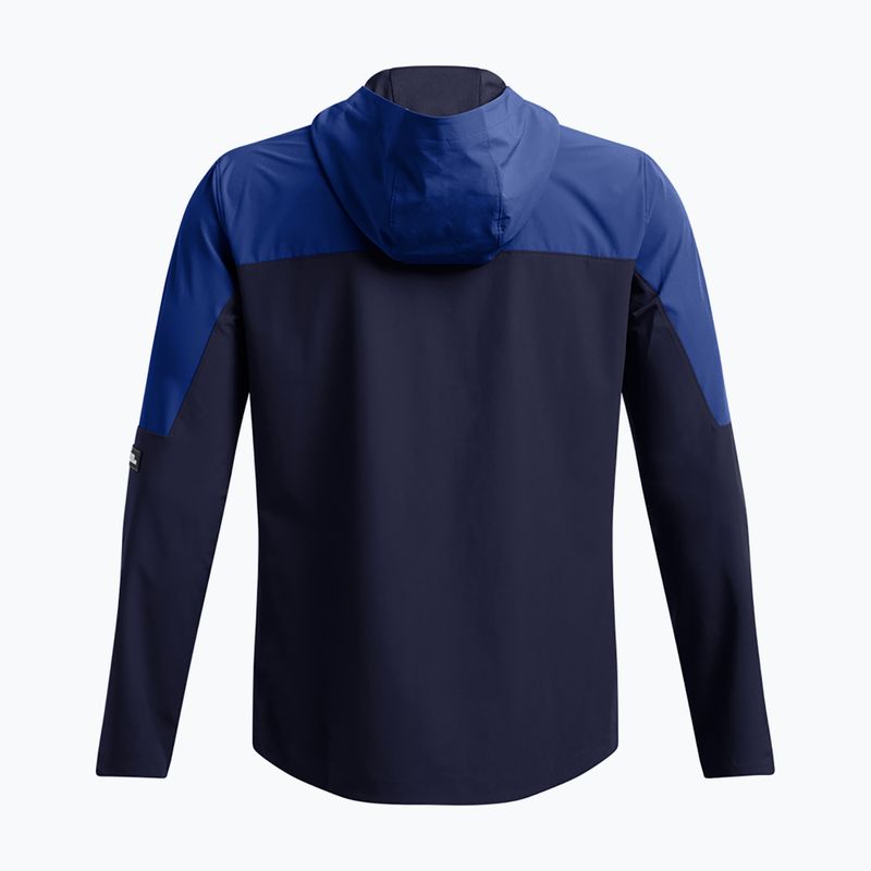 Giacca da allenamento Under Armour Vanish Woven Utility da uomo blu notte/tecnica/riflettente 5