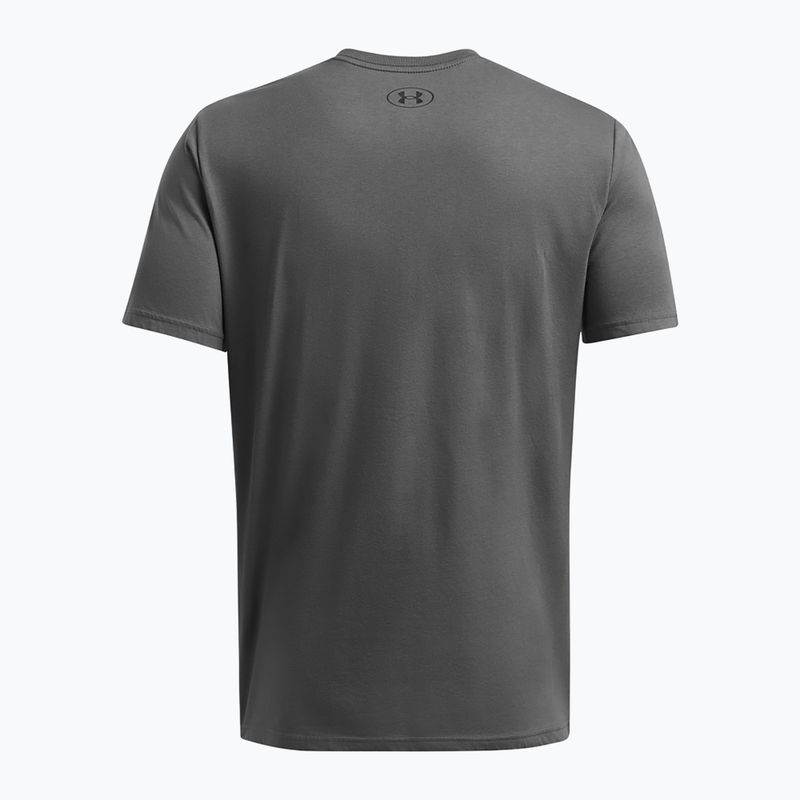 Maglia da allenamento Under Armour GL Foundation Update da uomo, color castoro/bianco/nero 2