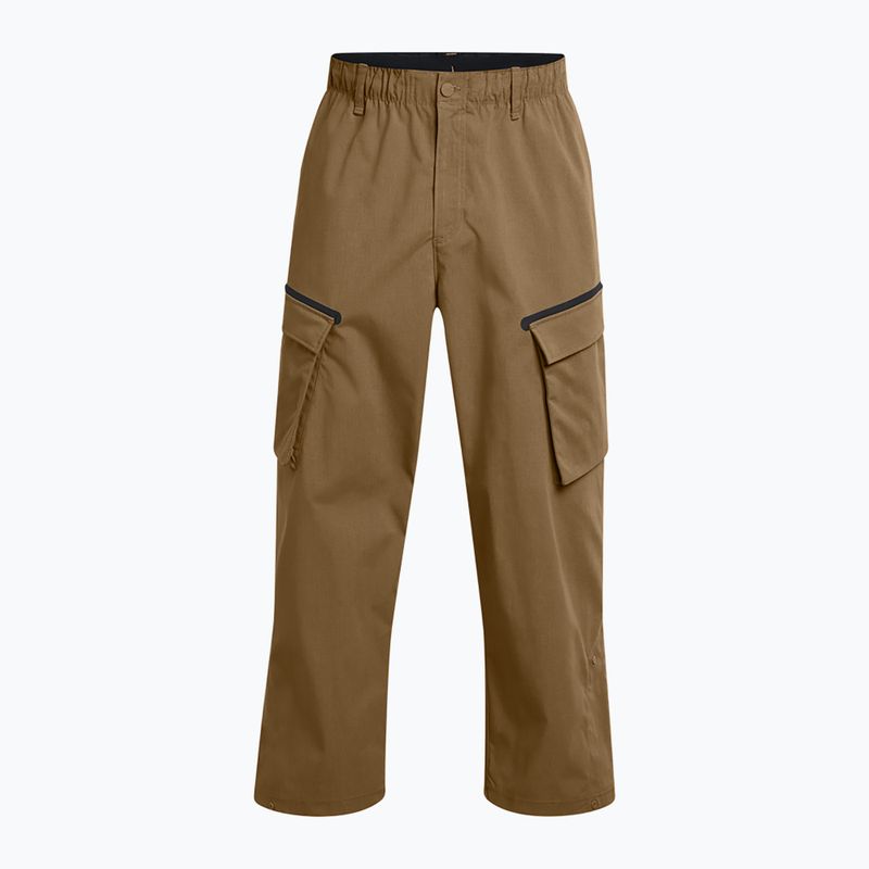 Pantaloni Under Armour Unstoppable Utility Cargo da uomo coyote/nero 5