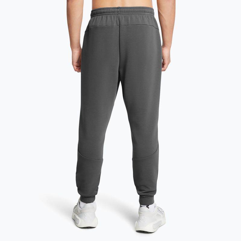 Pantaloni Under Armour Unstoppable Fleece da uomo, colore nero/marrone 3