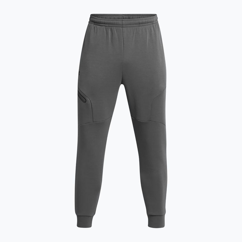 Pantaloni Under Armour Unstoppable Fleece da uomo, colore nero/marrone 5