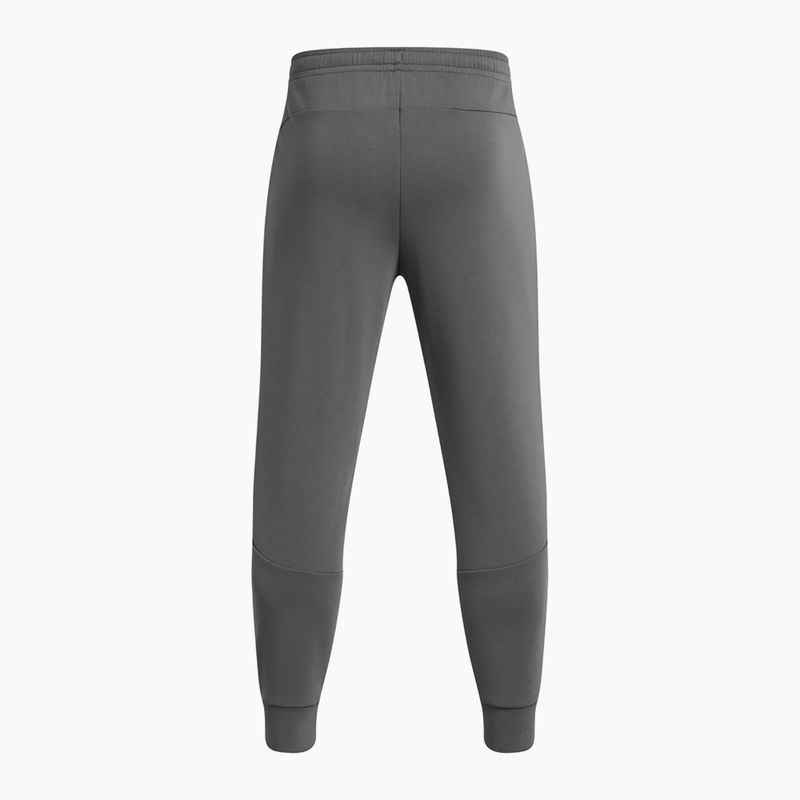 Pantaloni Under Armour Unstoppable Fleece da uomo, colore nero/marrone 6