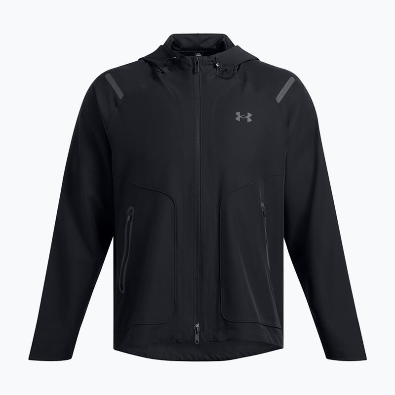 Giacca da allenamento Under Armour Unstoppable LC nero/nero da uomo 5