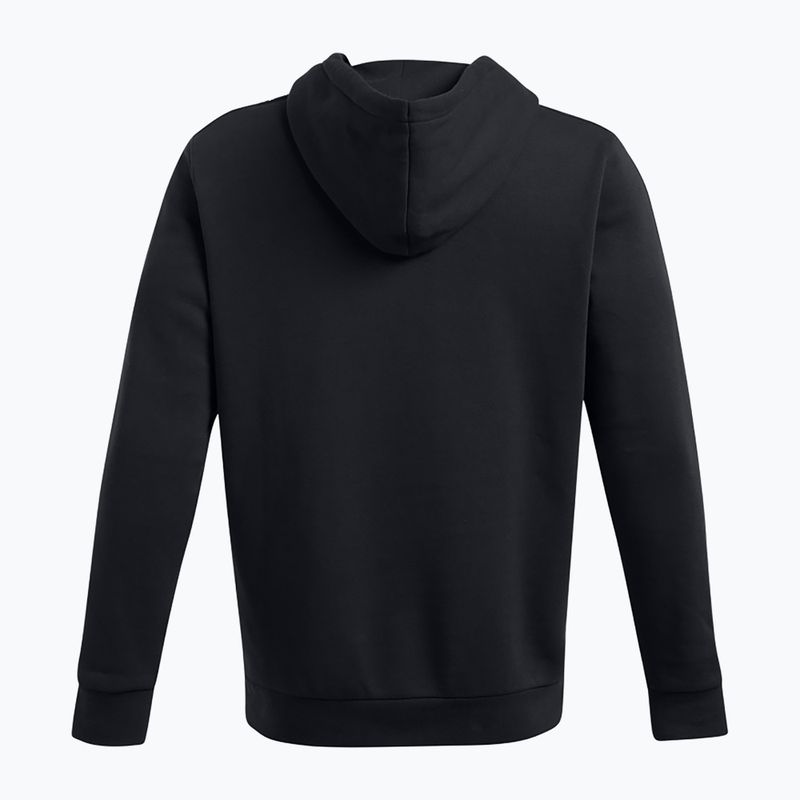 Felpa Under Armour Icon Fleece HD uomo nero/bianco 6