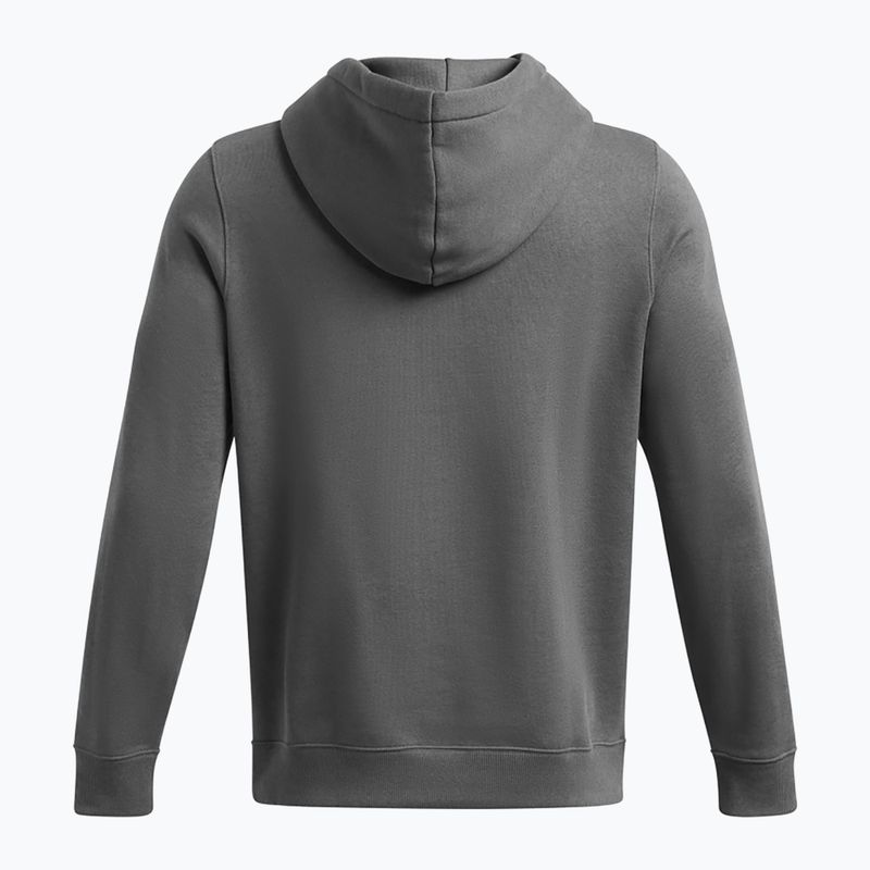 Felpa con cappuccio Under Armour Curry Splash Uomo castlerock full heather/nero 2