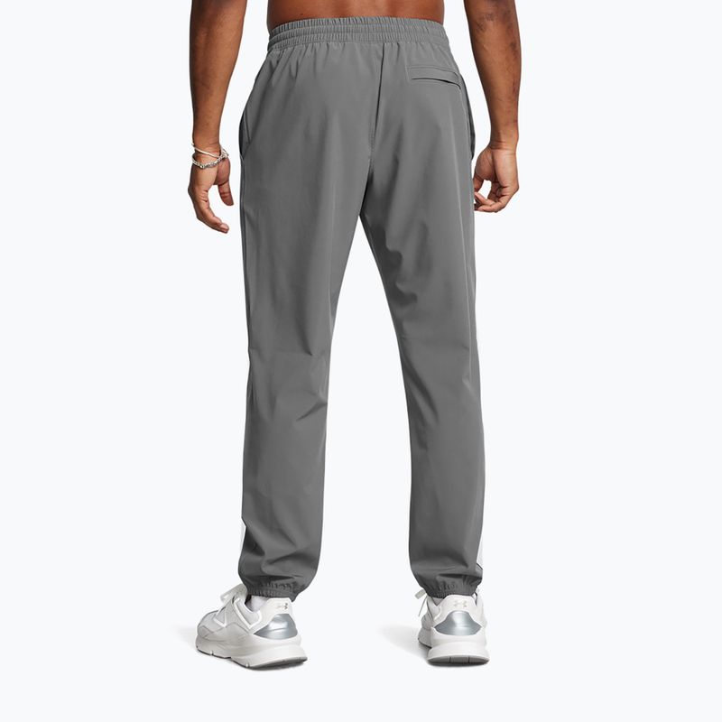 Pantaloni da uomo Under Armour Vibe Woven Jogger castlerock/black 3
