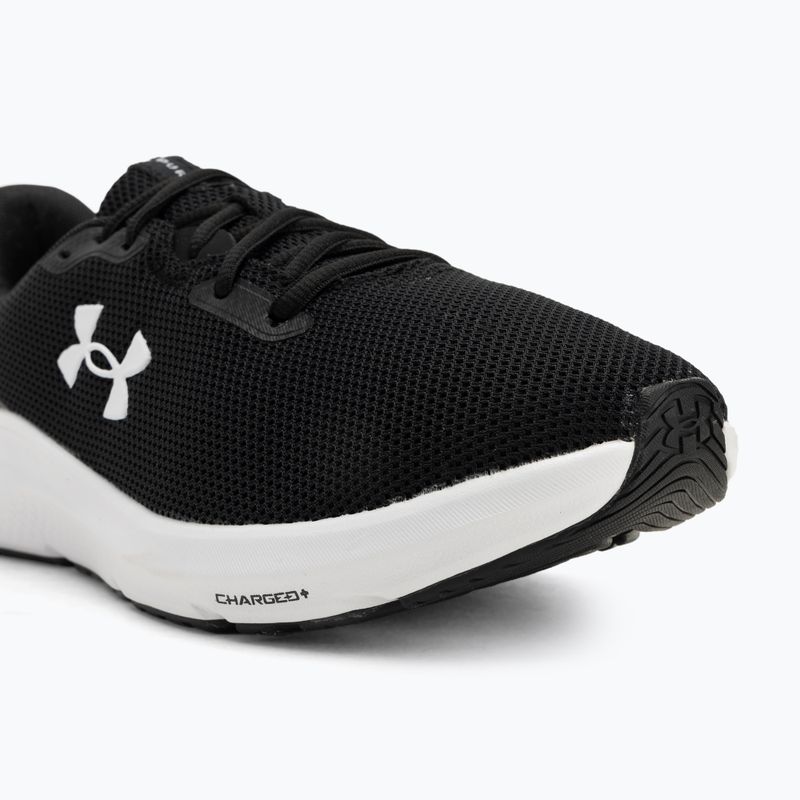 Under Armour Charged Pursuit 4 nero/nero/bianco scarpe da corsa da uomo 7