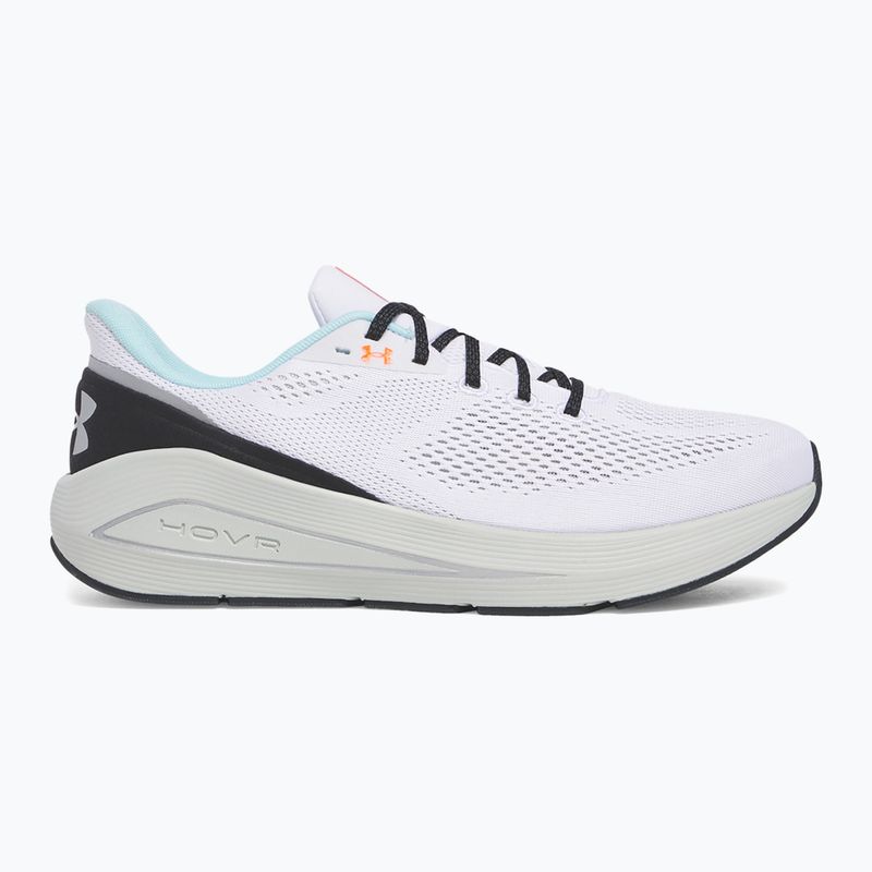 Under Armour Sonic 7 scarpe da corsa da uomo bianco/verde idro/argento metallico