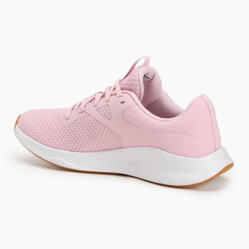 Under Armour scarpe da allenamento donna W Charged Aurora 2 prime rosa/bianco/argento metallico 3