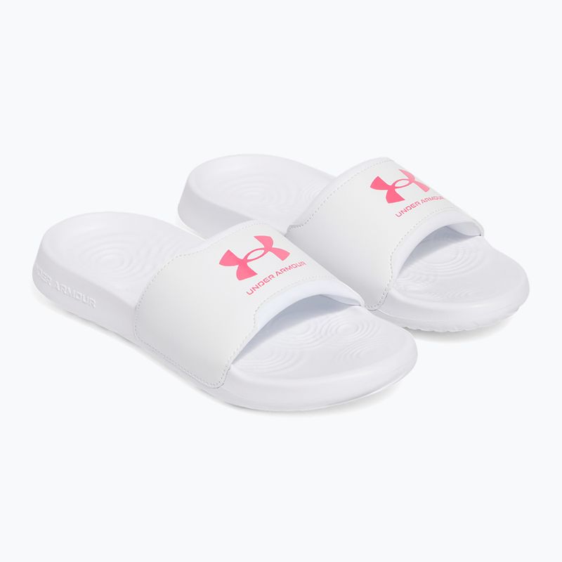 Under Armour Ignite Select infradito donna bianco/bianco/super rosa 2