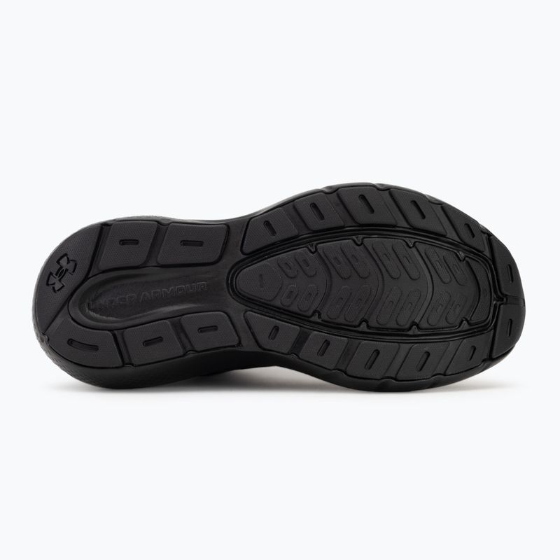 Under Armour Charged Rogue 5 scarpe da corsa da uomo nero/nero/nero 4