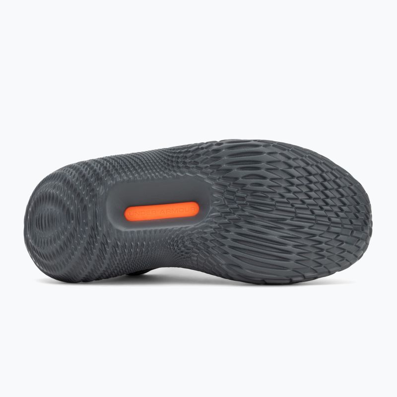 Under Armour Flow Futr X 4 UAA scarpe da basket nero/castello/arancione chiaro 4