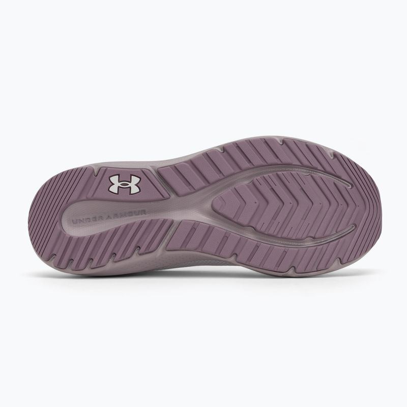 Under Armour Charged Pursuit 4 scarpe da corsa donna bianco/bianco/viola prime 4