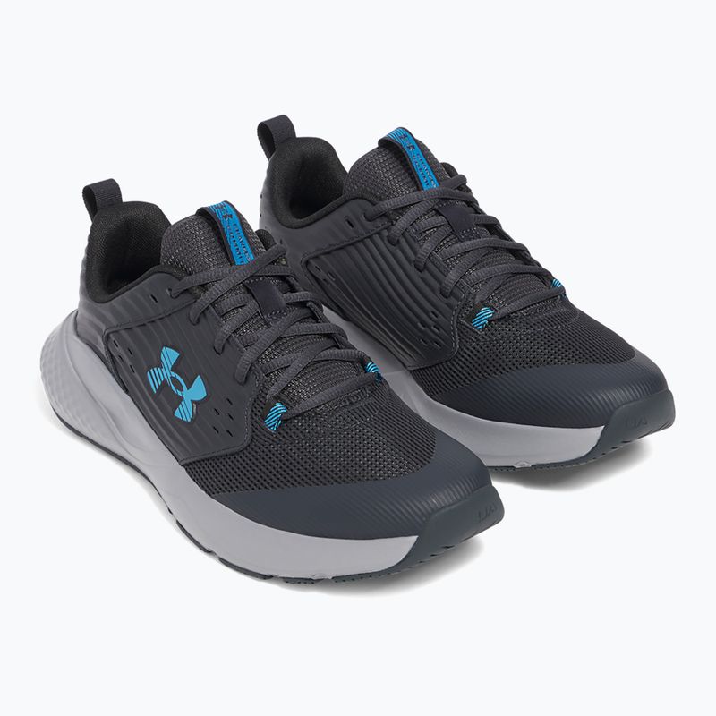 Under Armour Commit 4 scarpe da ginnastica da uomo antracite/acciaio/blu scuro 3
