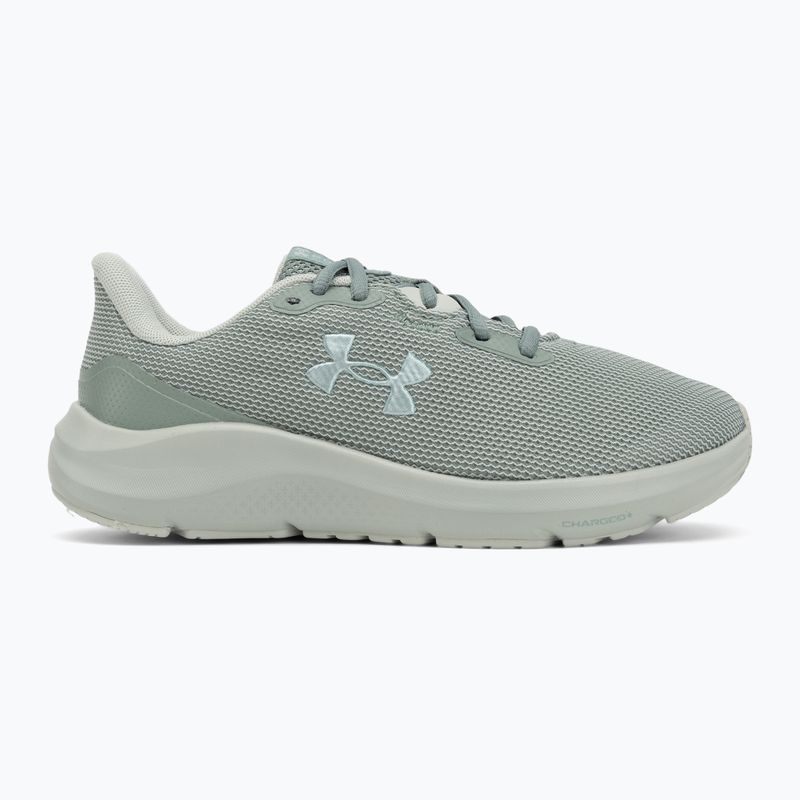 Under Armour Charged Pursuit 4 scarpe da corsa da donna verde silice/verde silice/metallico silice 2