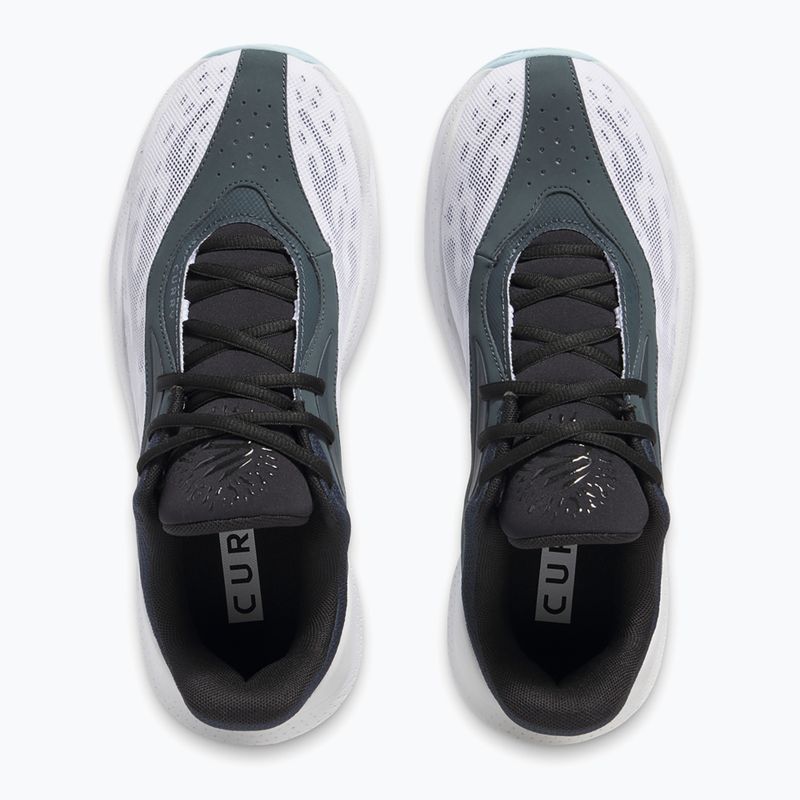 Under Armour CURRY Splash 25 scarpe da basket nero/grigio void/bianco 4