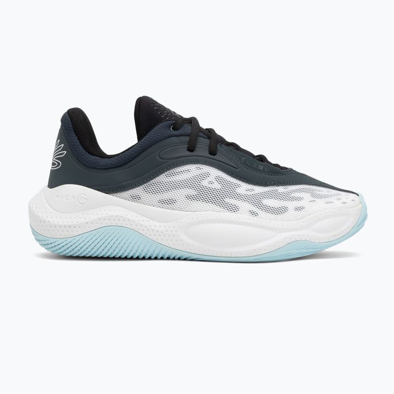 Under Armour CURRY Splash 25 scarpe da basket nero/grigio void/bianco 2