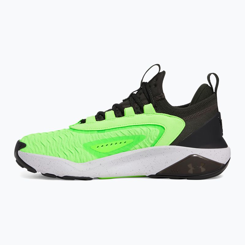 Under Armour Project Rock 7 scarpe da allenamento da uomo verde barocco/iper verde/nero 9