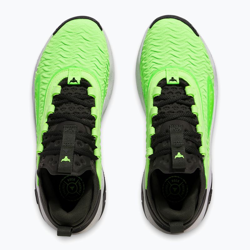 Under Armour Project Rock 7 scarpe da allenamento da uomo verde barocco/iper verde/nero 11