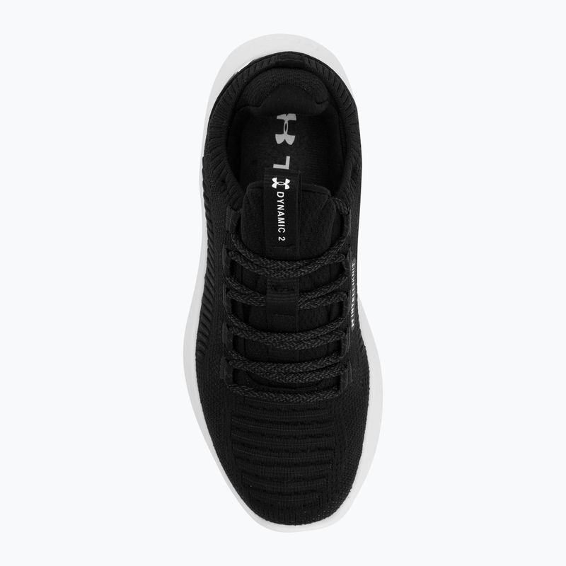Under Armour Dynamic 2 nero/antracite/bianco scarpe da ginnastica da donna 5