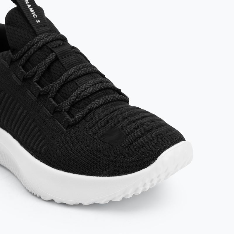 Under Armour Dynamic 2 nero/antracite/bianco scarpe da ginnastica da donna 7