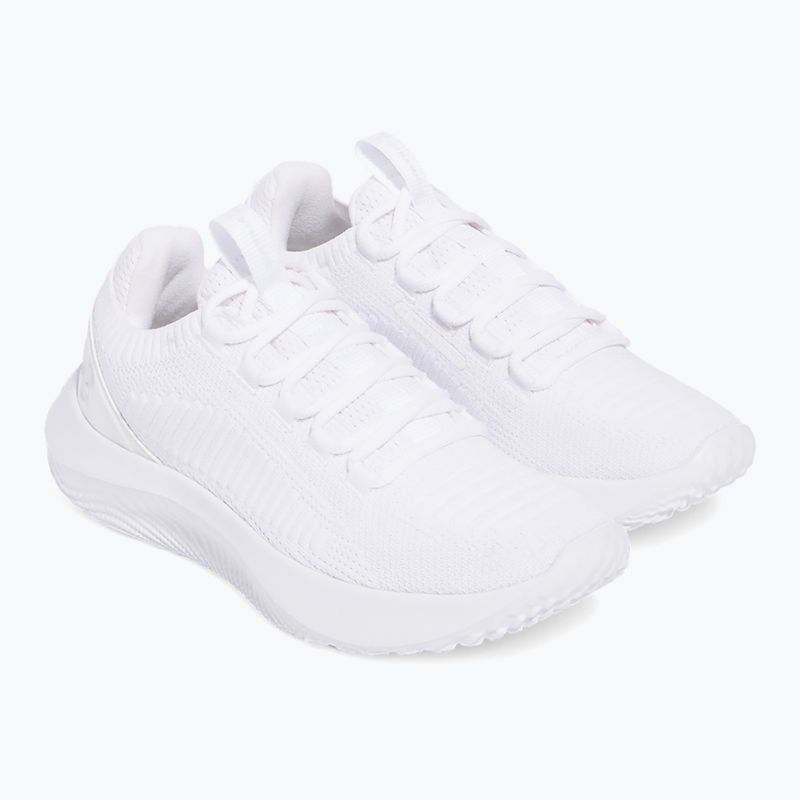 Under Armour Dynamic 2 bianco/bianco/grigio intenso, scarpe da allenamento per donna 10