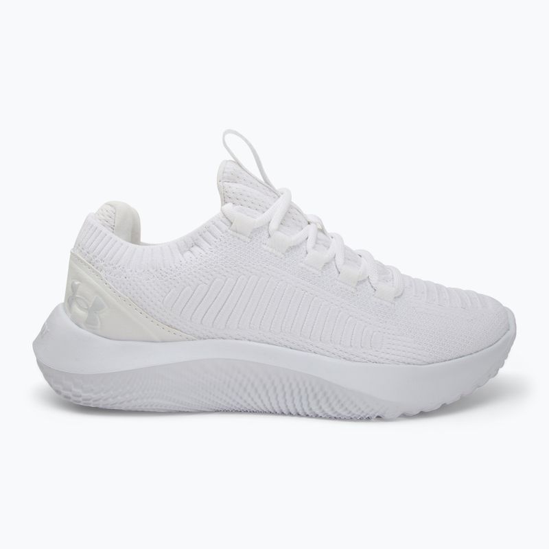 Under Armour Dynamic 2 bianco/bianco/grigio intenso, scarpe da allenamento per donna 2