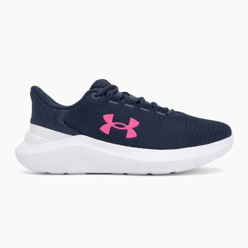 Under Armour Phade RN 3 scarpe da corsa da donna grigio acquazzone/grigio acquazzone/rosa avio 2