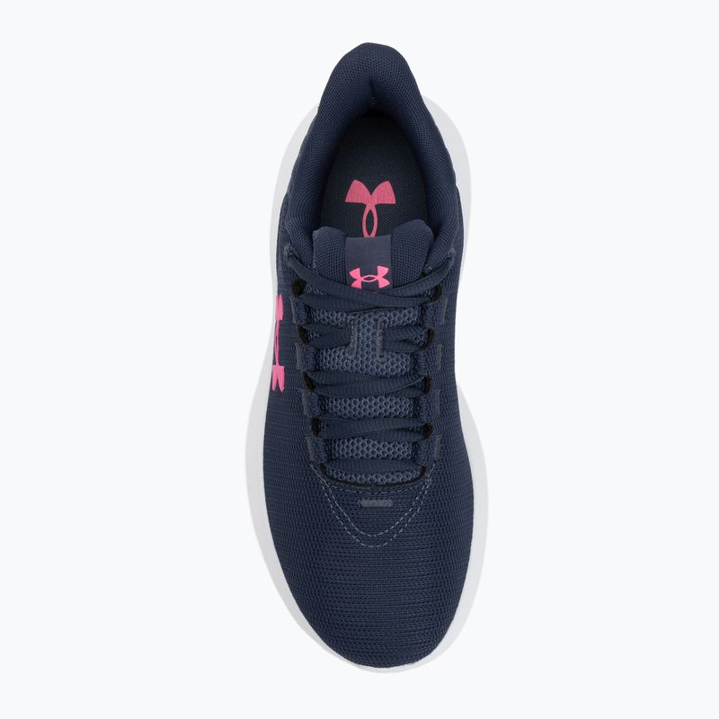 Under Armour Phade RN 3 scarpe da corsa da donna grigio acquazzone/grigio acquazzone/rosa avio 5