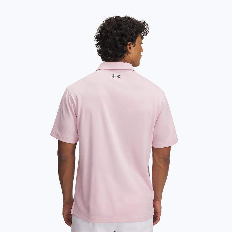 Under Armour Tech Polo prime rosa/grigio polo da uomo 2