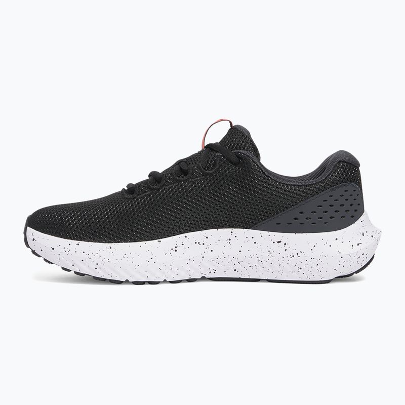 Under Armour Charged Surge 4 nero/antracite/rosso scarpe da corsa da uomo 2