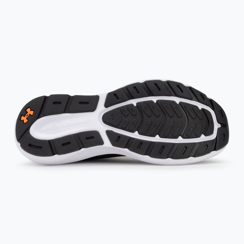 Under Armour Charged Rogue 5, scarpe da corsa da uomo, nero/nero/arancione 4