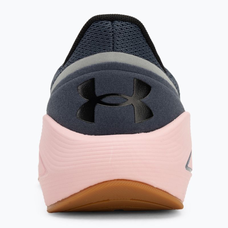 Under Armour Sonic 7 scarpe da corsa da donna grigio acquazzone/rosa scuro/nero 6